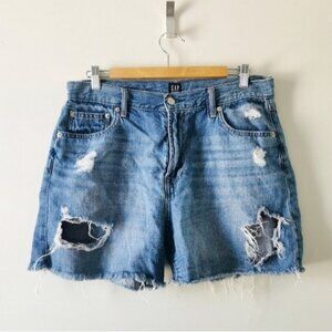 GAP distressed denim shorts